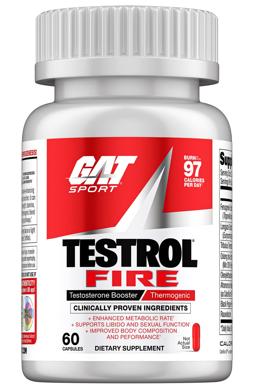 TESTROL FIRE 60 CAPSÚLAS